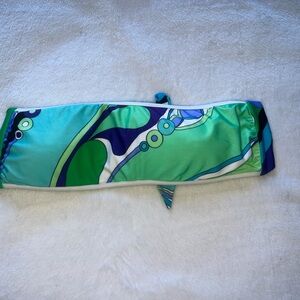 Colorful Abstract Print bikini top